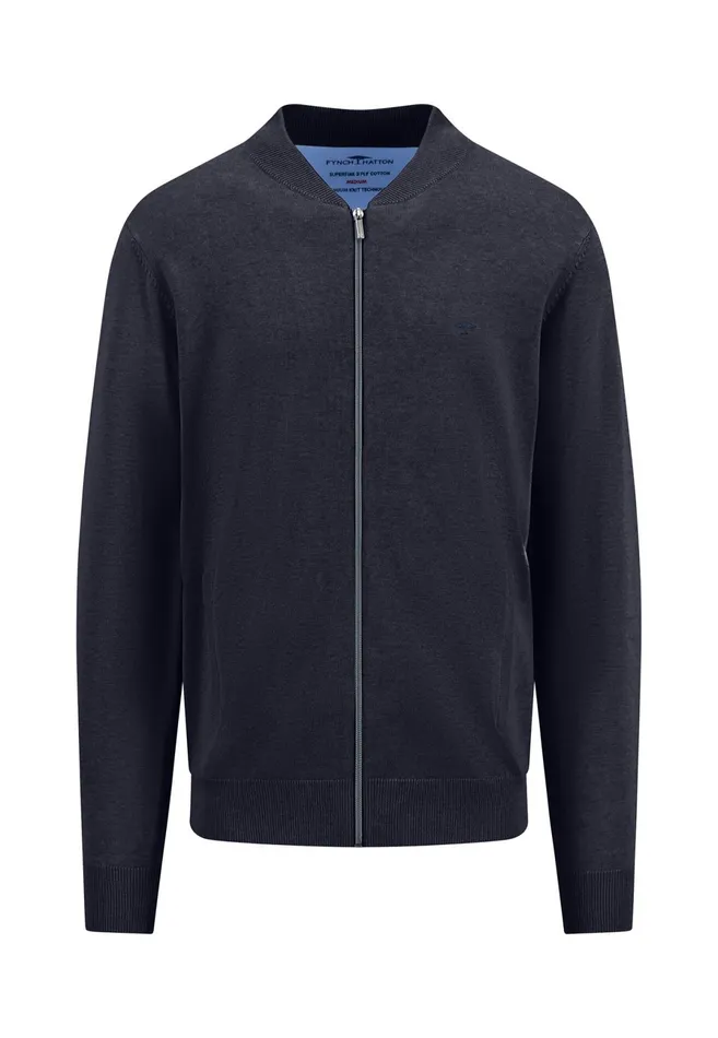 Cardigan Men FYNCHHATTON Parting Jacket Made Of 100 Cotton New Offwhitestrong Bluesplashy Oceanpoppy Rednightnavyturf Greenblack