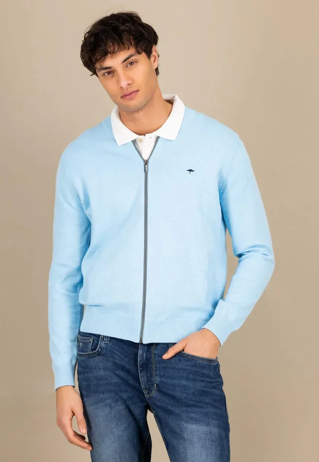 Cardigan Men FYNCHHATTON Parting Jacket Made Of 100 Cotton New Offwhitestrong Bluesplashy Oceanpoppy Rednightnavyturf Greenblack