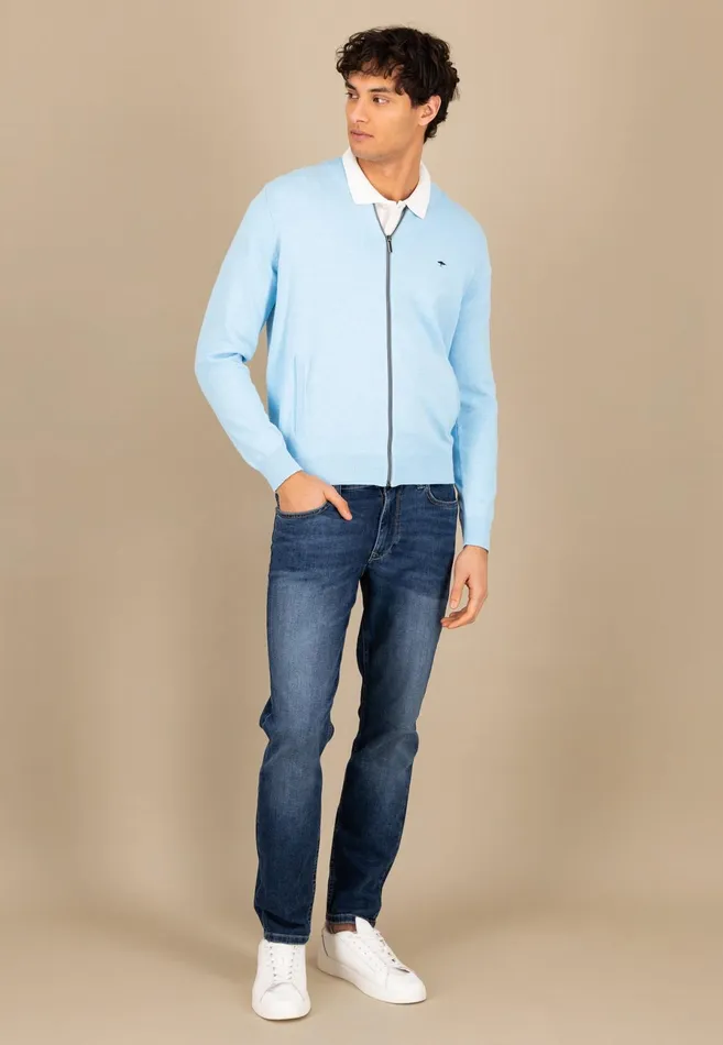 Cardigan Men FYNCHHATTON Parting Jacket Made Of 100 Cotton New Offwhitestrong Bluesplashy Oceanpoppy Rednightnavyturf Greenblack