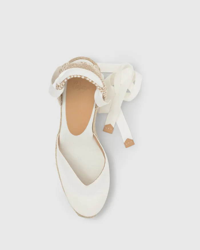 Castaer Chiara8001 Blanco Women Wedges