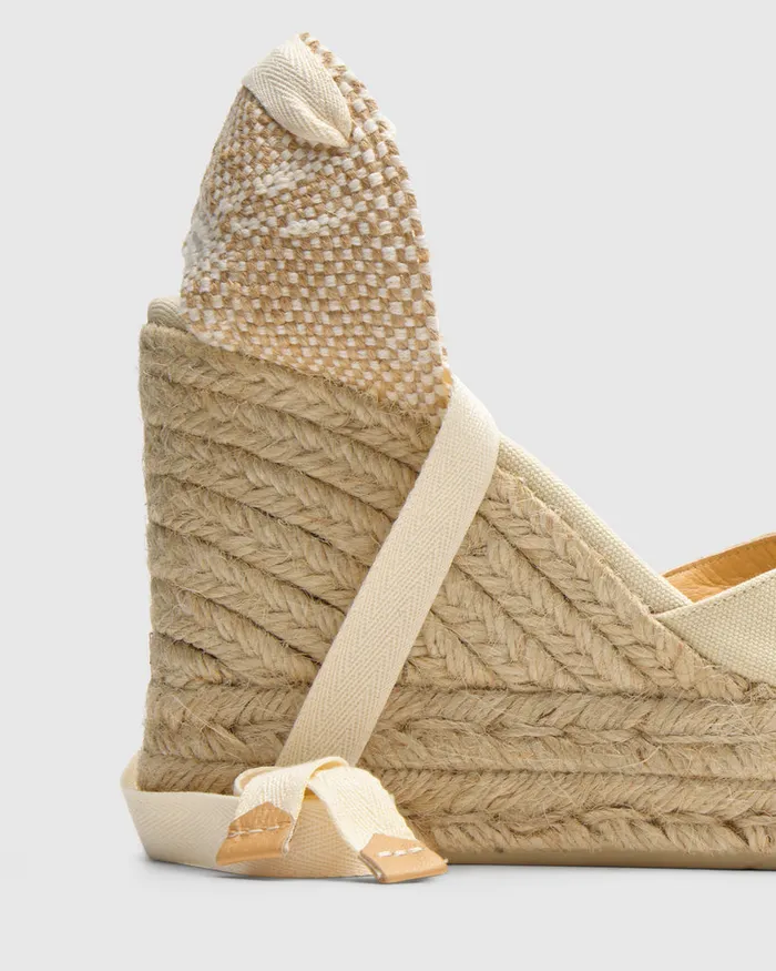 Castaer Chiara8ed001 Ivory Women Wedges