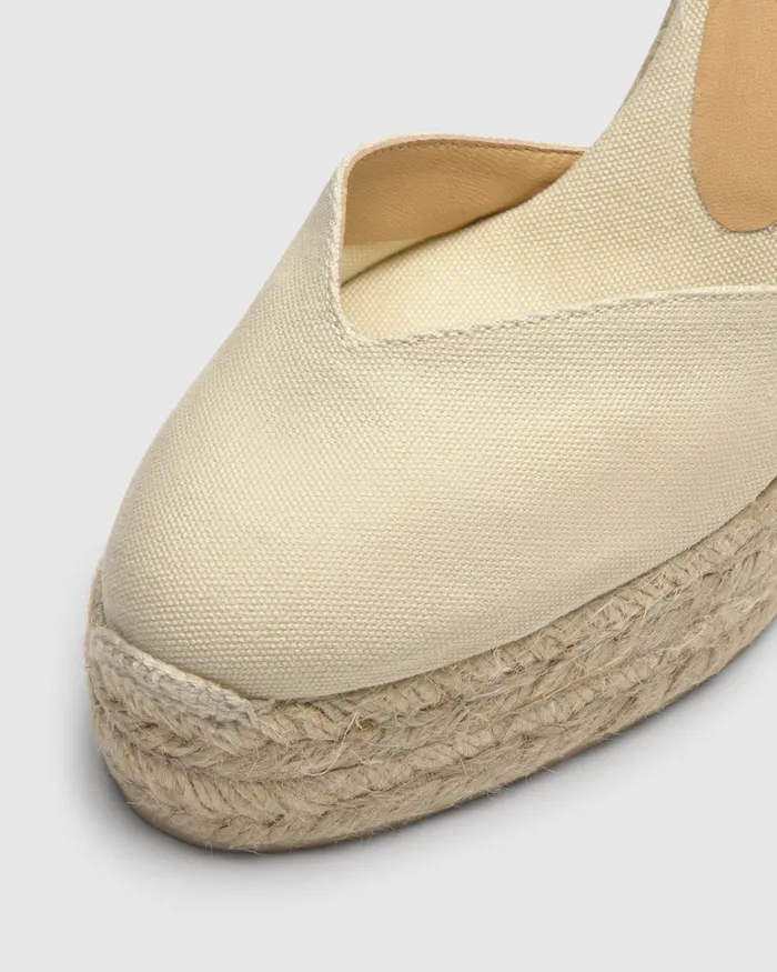 Castaer Chiara8ed001 Ivory Women Wedges