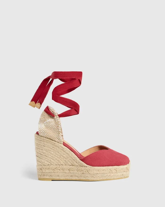 Castaer Chiara8ed002 Rojo Carmn Women Wedges