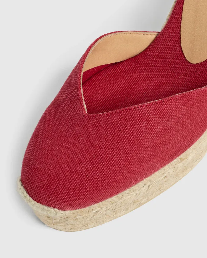 Castaer Chiara8ed002 Rojo Carmn Women Wedges