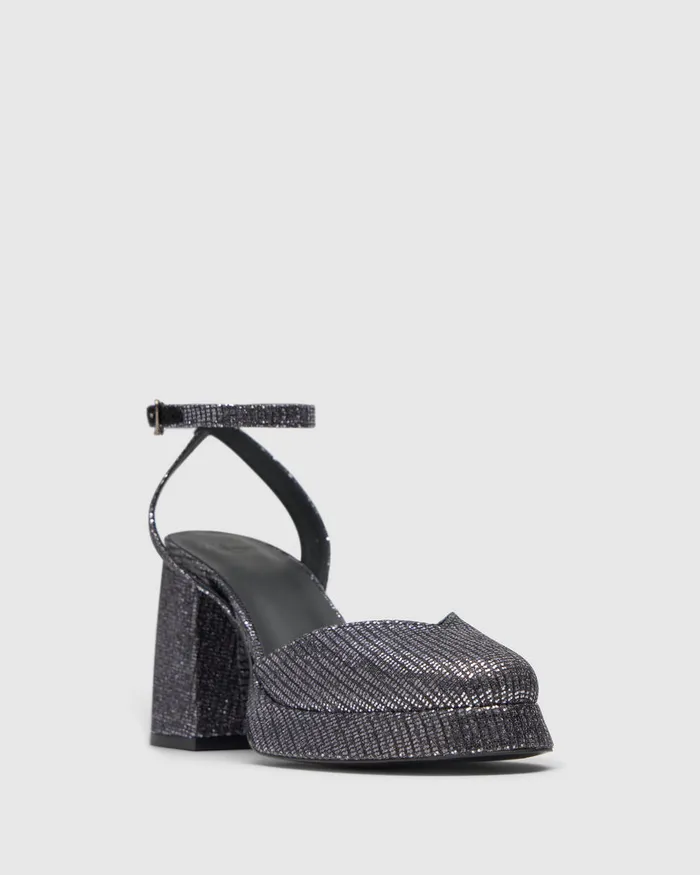 Castaer Vlaudette251 Plomo Women Heels
