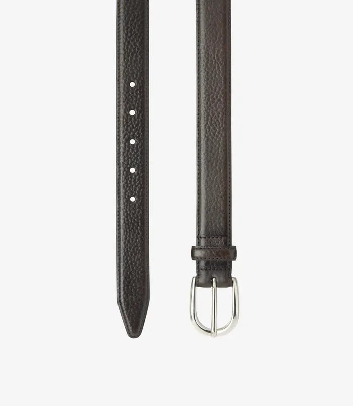 Casual Belts Harry Belt Dark Brown Grain 8211 Loake Men