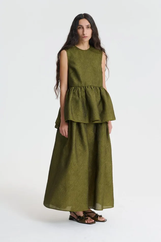 Cecilie Bahnsen Blouses Women EA TOP Olive