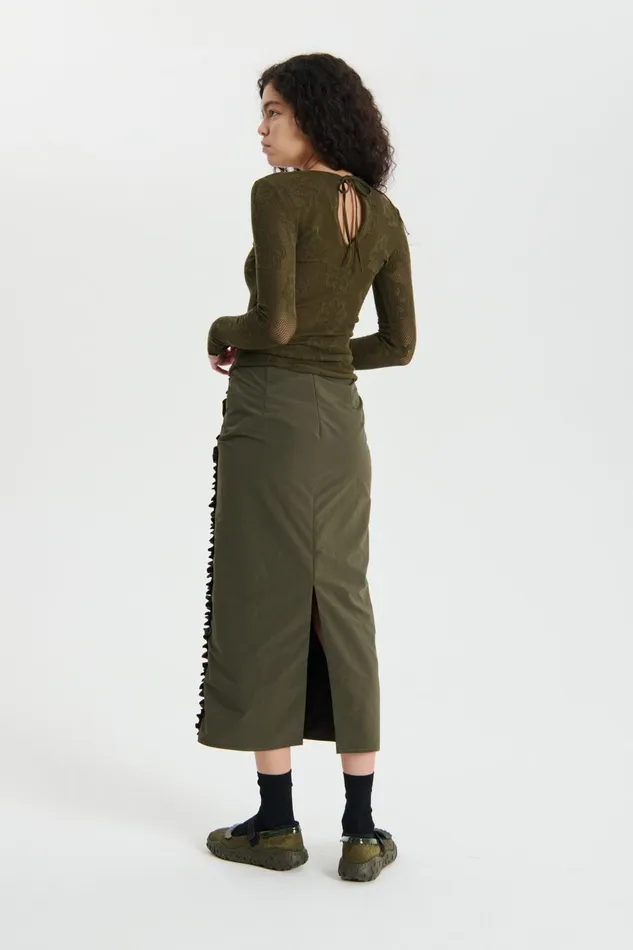 Cecilie Bahnsen Blouses Women OLANI TOP Olive