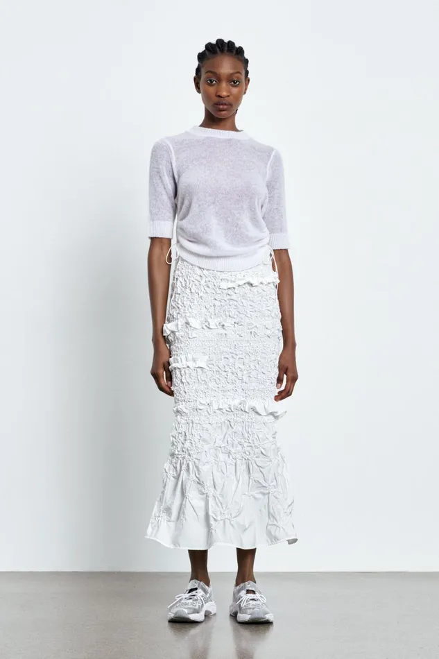 Cecilie Bahnsen Blouses Women VIDEL KNIT White