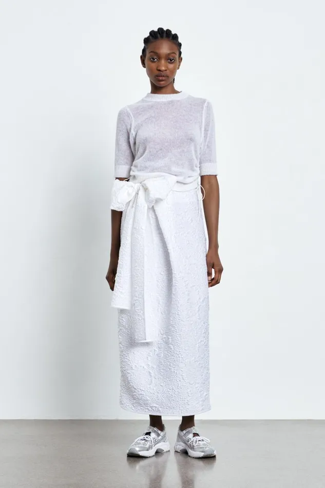 Cecilie Bahnsen Blouses Women VIDEL KNIT White