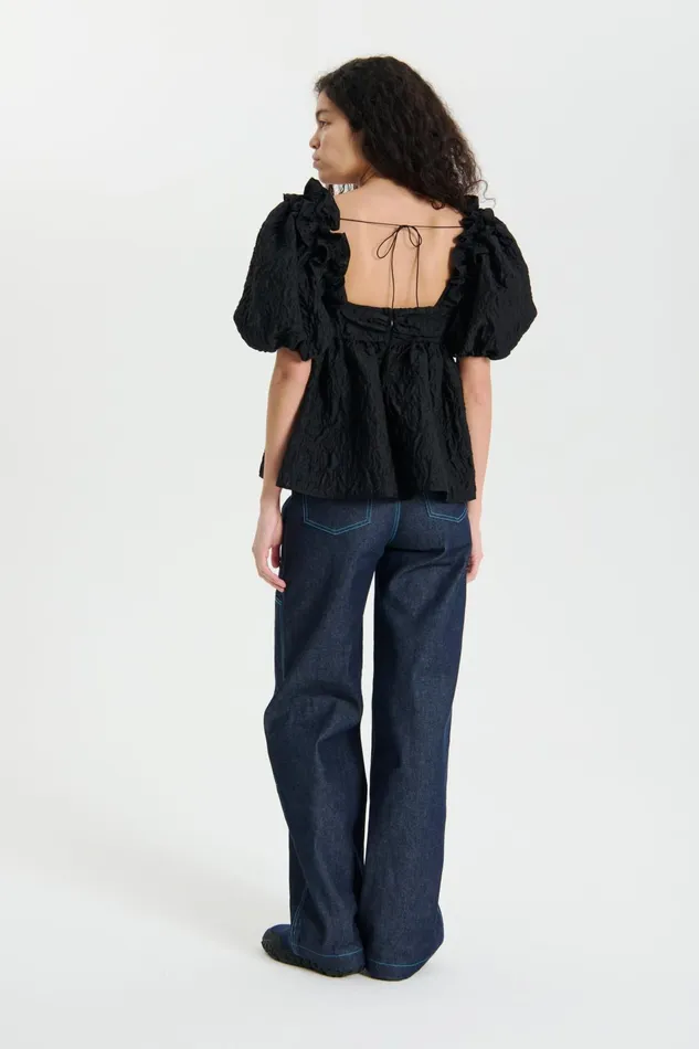 Cecilie Bahnsen Denim Women OMEGA TROUSERS Indigo