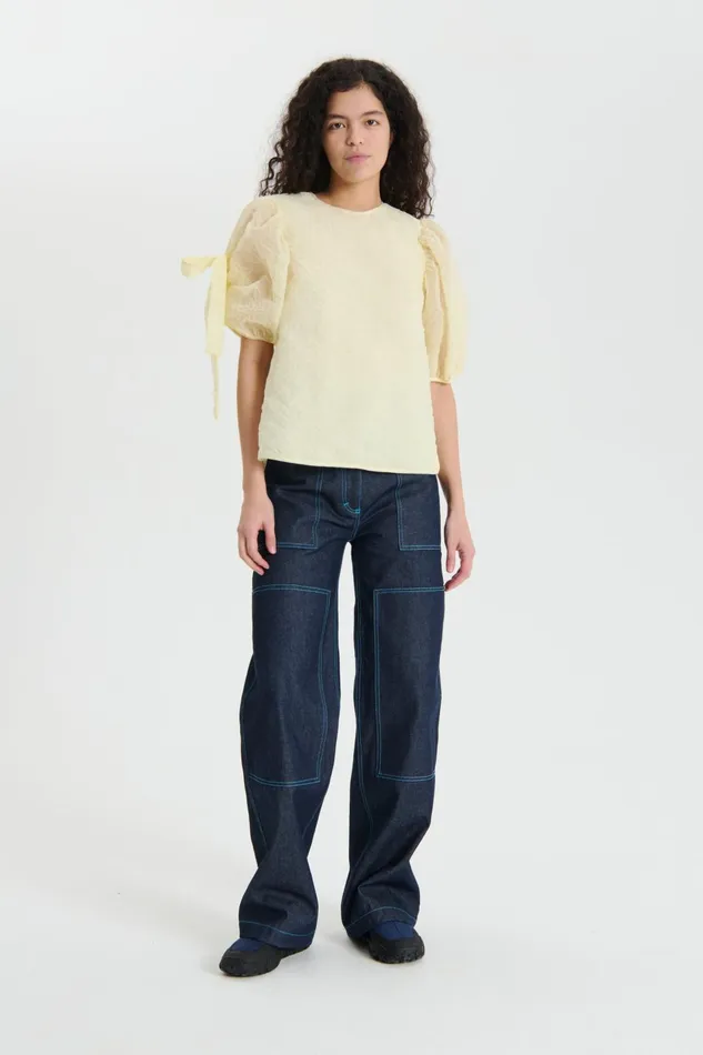 Cecilie Bahnsen Denim Women OMEGA TROUSERS Indigo