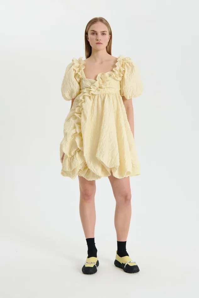 Cecilie Bahnsen Dresses Women GWEN DRESS Soft Yellow