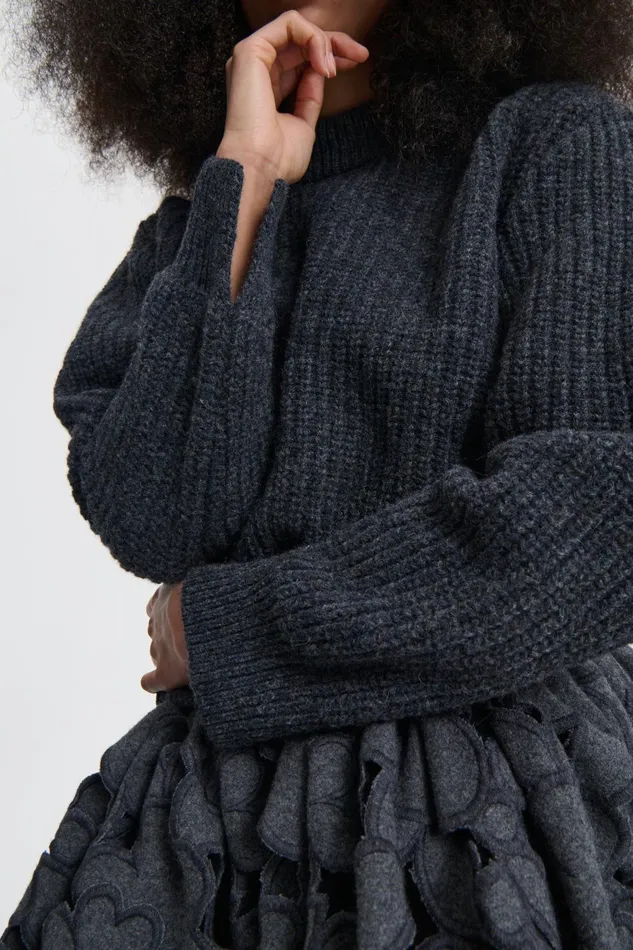 Cecilie Bahnsen Knits Women BEGA PULLOVER Grey