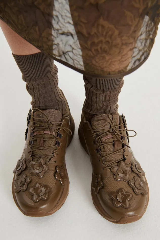 Cecilie Bahnsen Shoes Women CECILIE BAHNSEN X ASICS GEL TERRAIN TRAINERS Brown