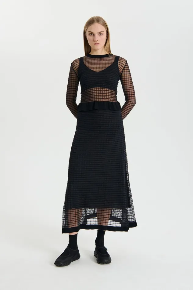 Cecilie Bahnsen Skirts Women GEMMA SKIRT Black