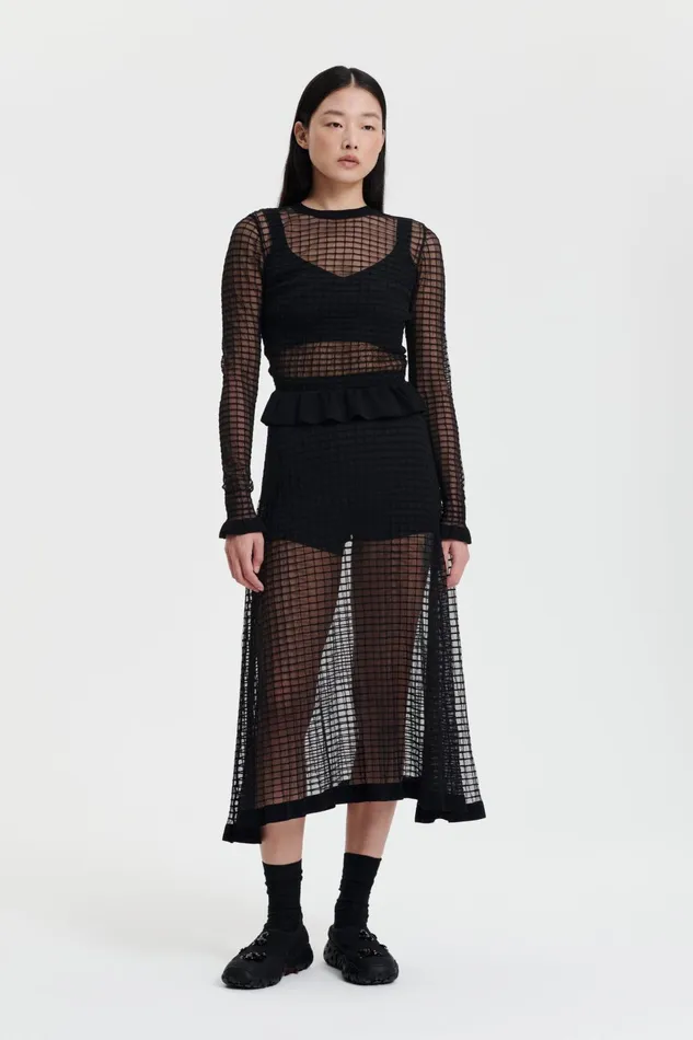 Cecilie Bahnsen Skirts Women GEMMA SKIRT Black