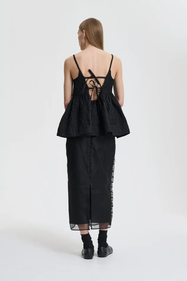 Cecilie Bahnsen Skirts Women OCEAN SKIRT Black