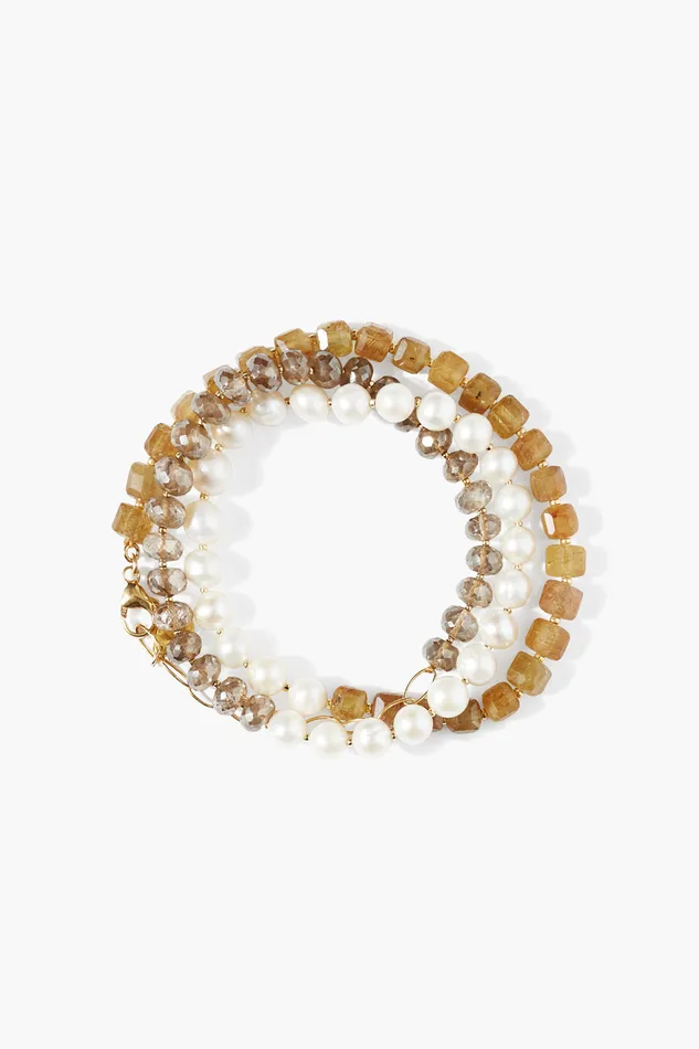 Chan Luu Bracelets Carolina Naked Wrap Bracelet Natural Mix 8211 Women