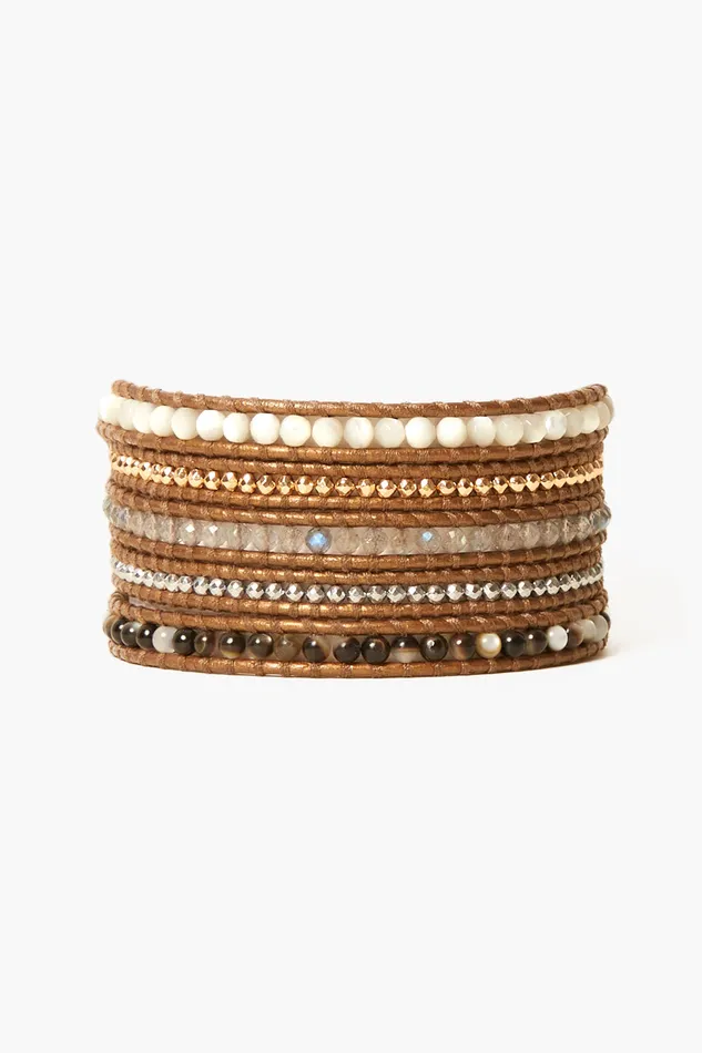 Chan Luu Bracelets Santi Wrap Bracelet MOP Mix 8211 Women