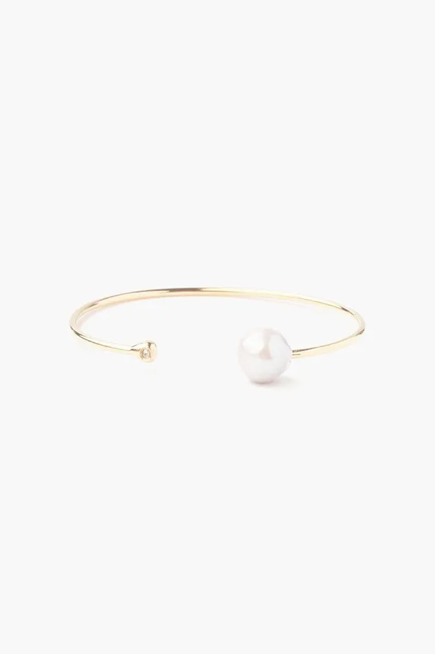 Chan Luu Bracelets White Pearl And Gold Diamond Cuff 8211 Women