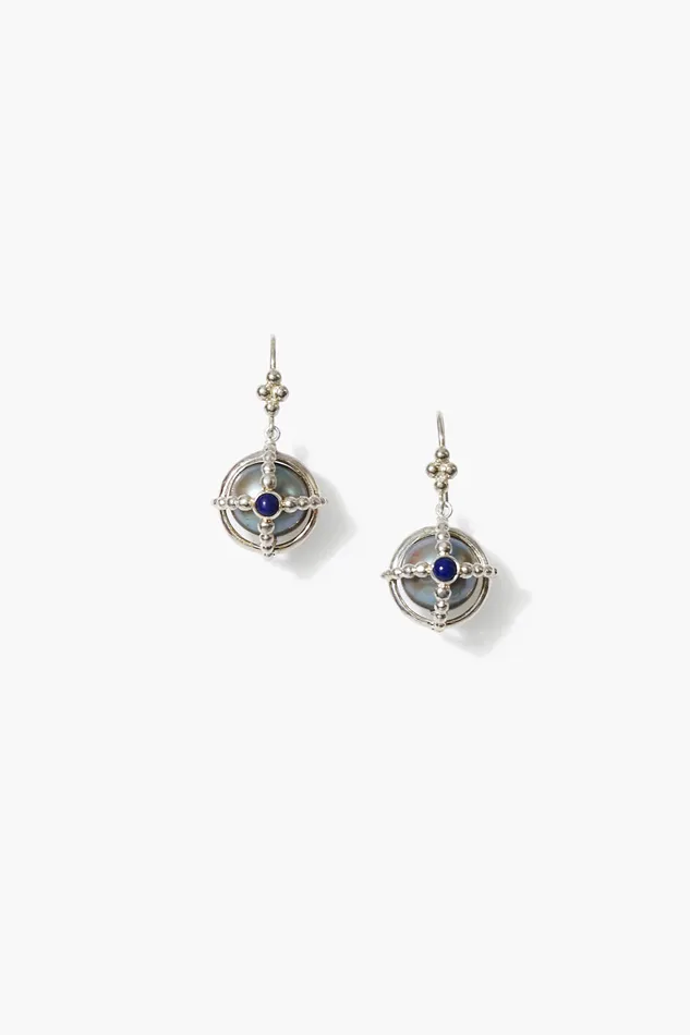 Chan Luu Earrings Charlotte Earrings Grey Pearl Mix 8211 Women