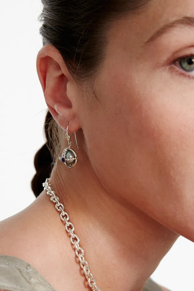 Chan Luu Earrings Charlotte Earrings Grey Pearl Mix 8211 Women