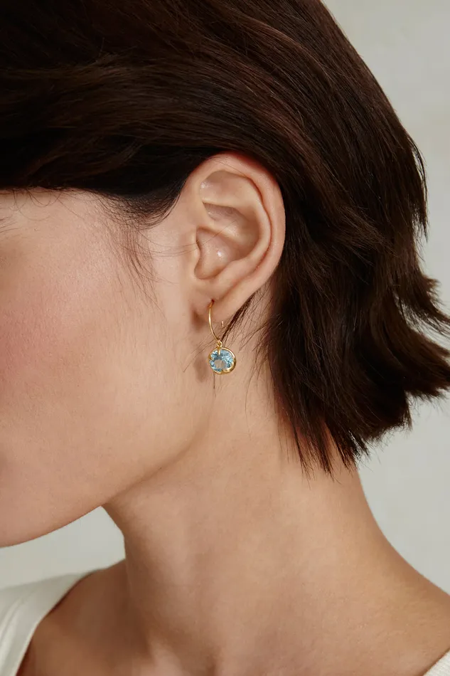 Chan Luu Earrings March Birthstone Earrings Aquamarine Crystal 8211 Women