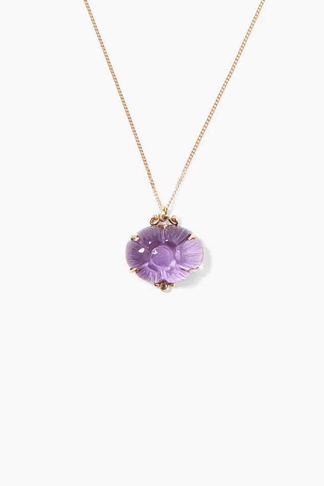 Chan Luu Necklaces 14k Dahlia Necklace Amethyst 8211 Women