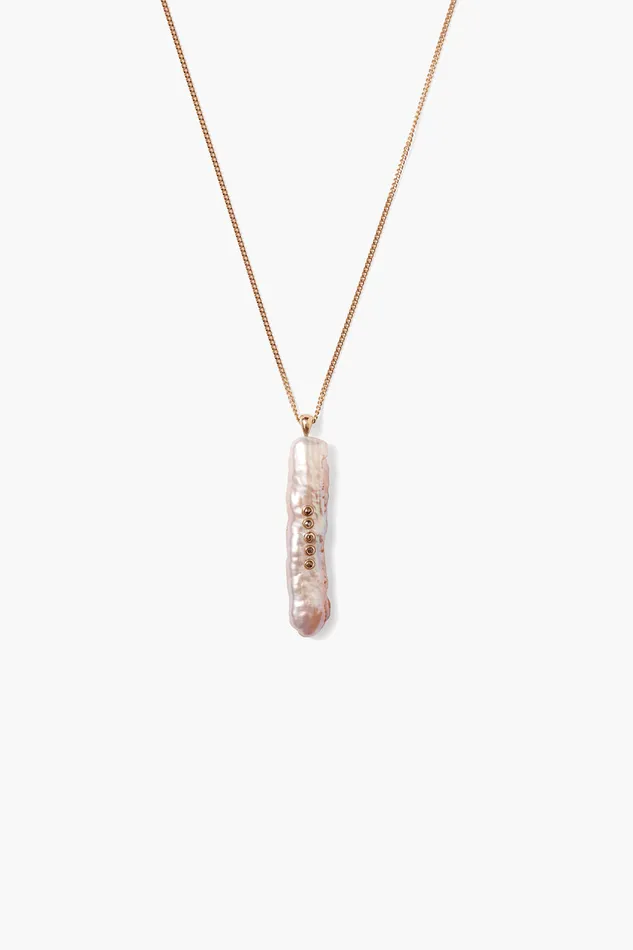 Chan Luu Necklaces 14k Haena Necklace Pink Pearl 8211 Women