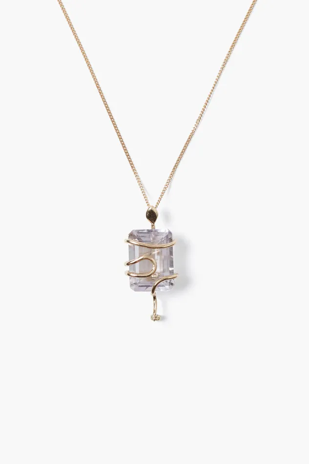 Chan Luu Necklaces 14k Serpent Necklace Green Amethyst 8211 Women