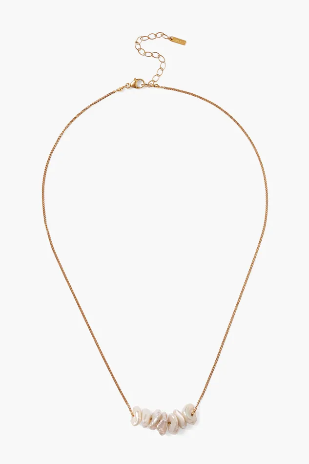 Chan Luu Necklaces Anini Pearl Necklace Gold 8211 Women