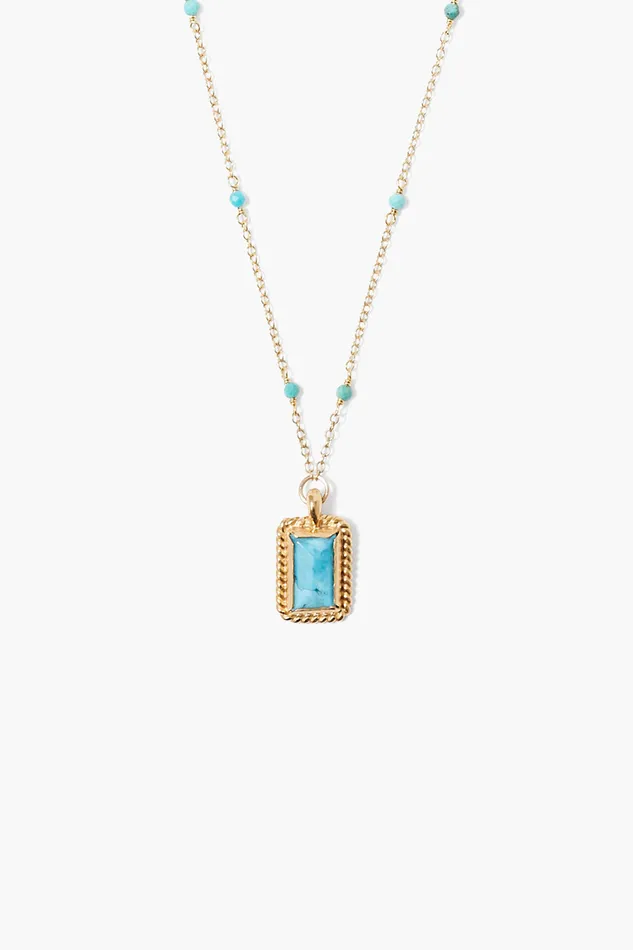 Chan Luu Necklaces Aura Necklace Turquoise 8211 Women