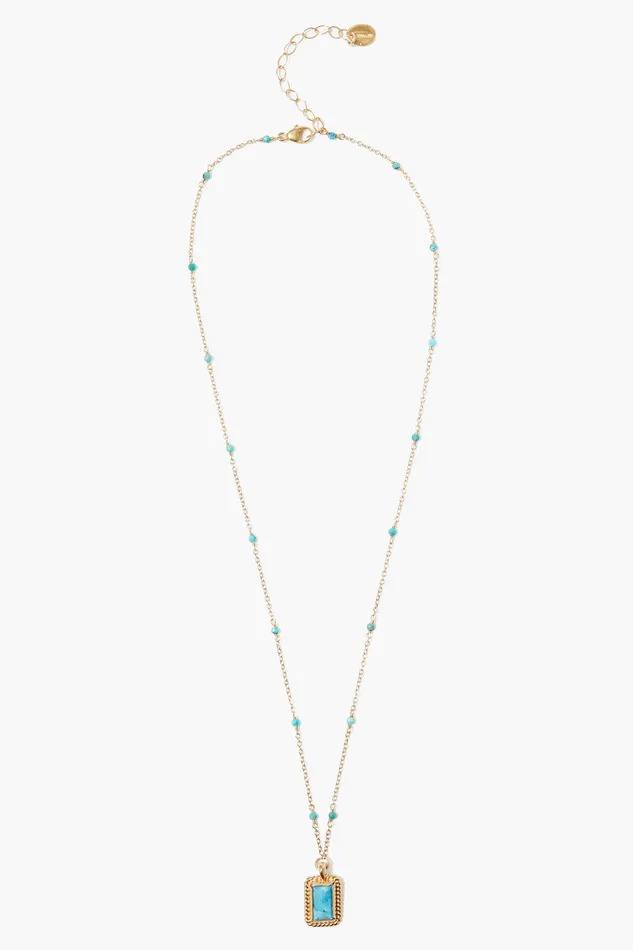 Chan Luu Necklaces Aura Necklace Turquoise 8211 Women