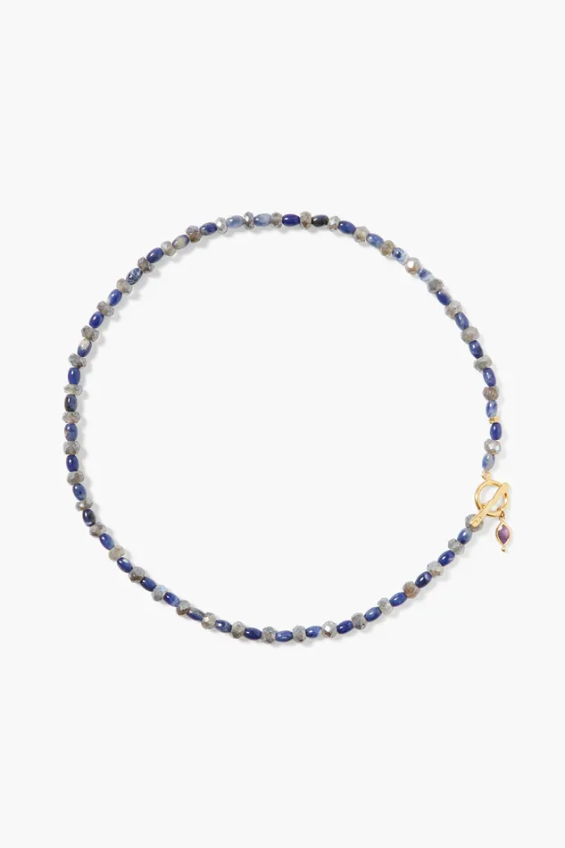 Chan Luu Necklaces Indira Toggle Necklace Sodalite Mix 8211 Women