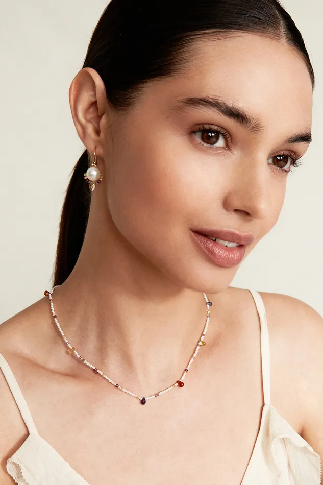 Chan Luu Necklaces Paradiso Petite Necklace Multi Mix 8211 Women