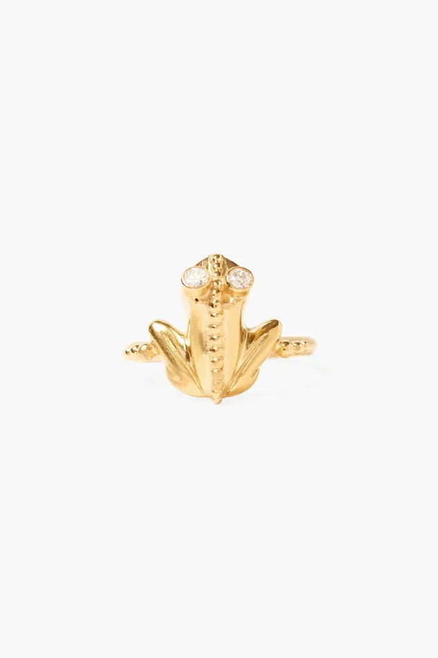 Chan Luu Rings Coqui Frog Ring Gold 8211 Women