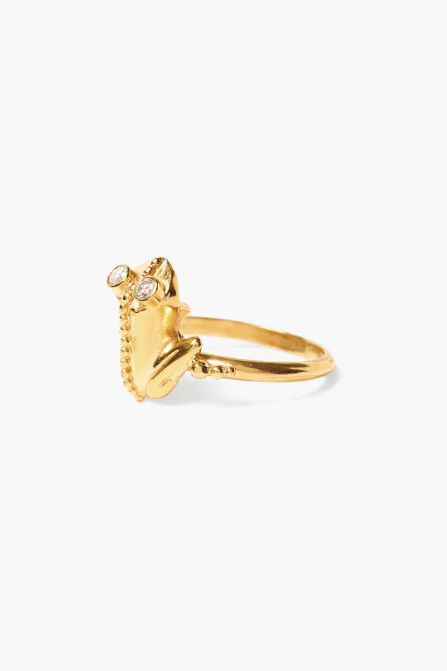 Chan Luu Rings Coqui Frog Ring Gold 8211 Women