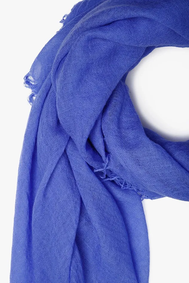 Chan Luu Scarves Cashmere And Silk Scarf Baja Blue 8211 Women
