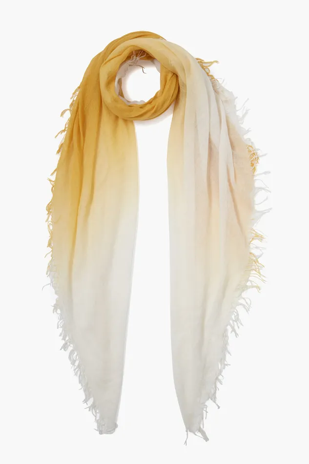 Chan Luu Scarves Cashmere And Silk Scarf Honey Dip Dyed 8211 Women