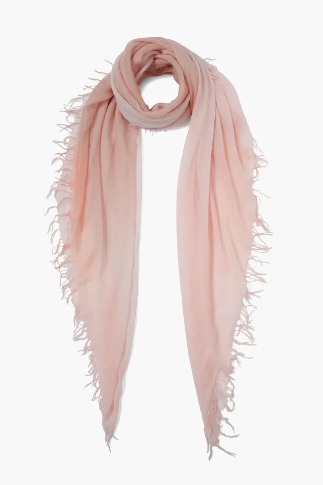 Chan Luu Scarves Cashmere And Silk Scarf Mahogany Rose Dip Dyed 8211 Women