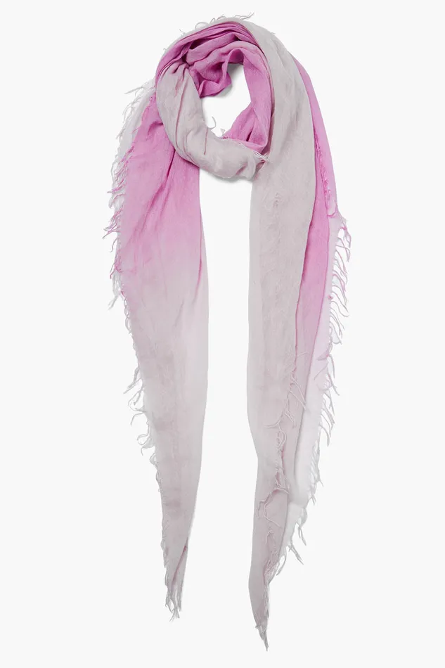Chan Luu Scarves Cashmere And Silk Scarf Violet Dip Dyed 8211 Women