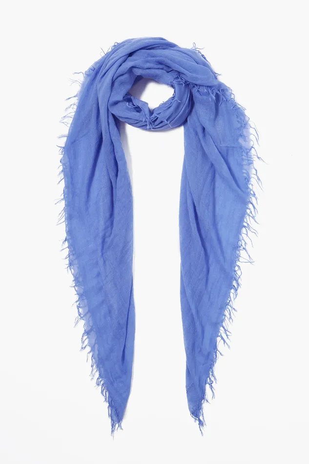 Chan Luu Scarves Cashmere And Silk Scarf Wedgewood 8211 Women