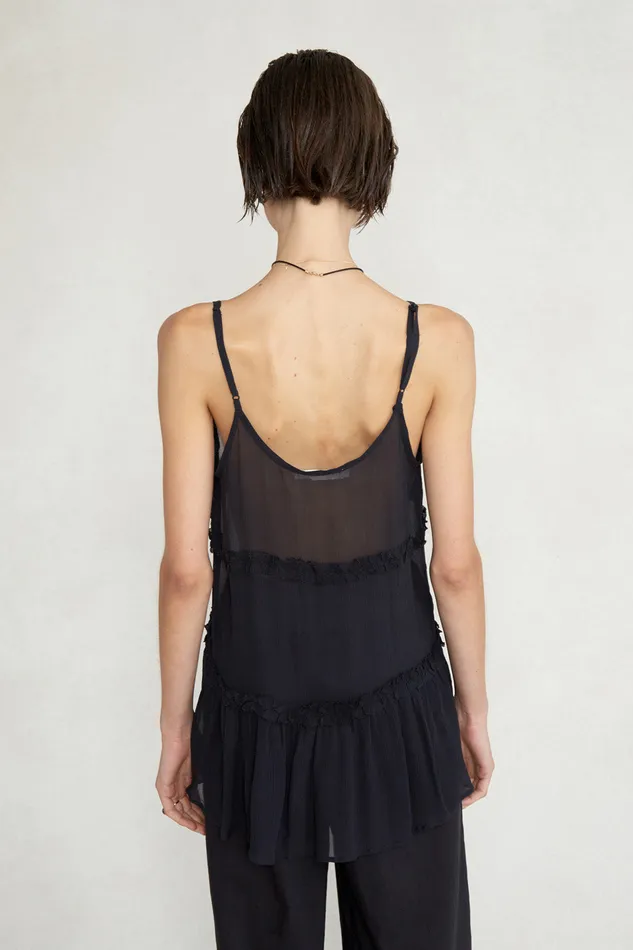 Chan Luu Tops Seraphina Top Caviar 8211 Women