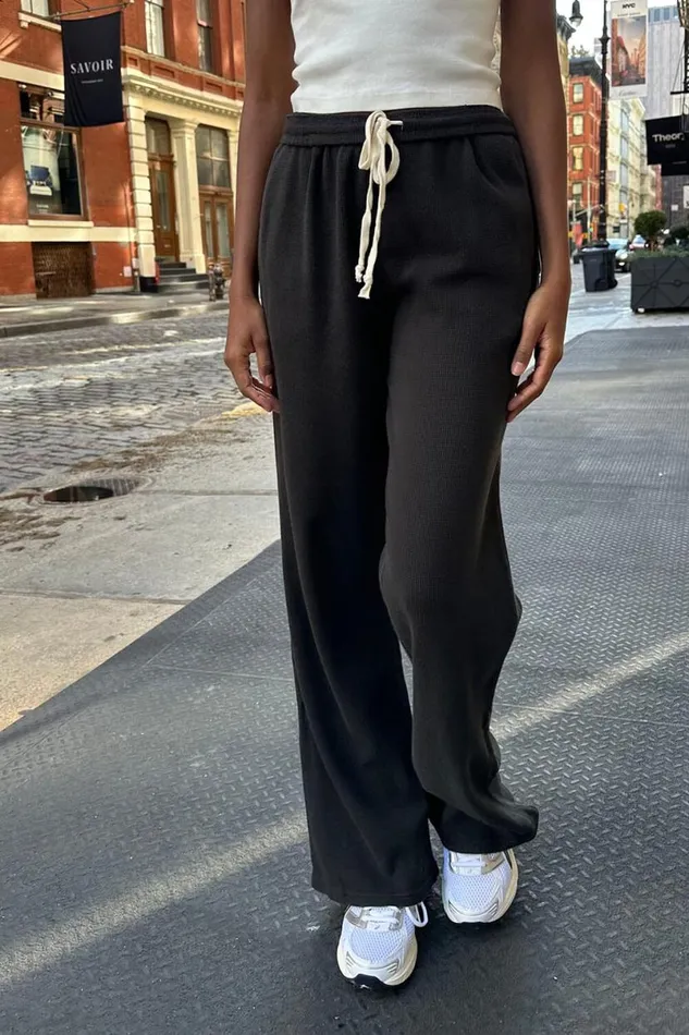 Clothing Anastasia Waffle Sweatpants Brandy Melville SWEATPANTS and SWEATSHIRTS