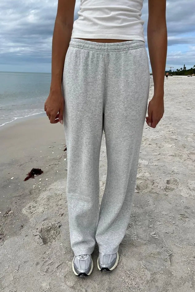 Clothing Anastasia Waffle Sweatpants Brandy Melville SWEATPANTS and SWEATSHIRTS