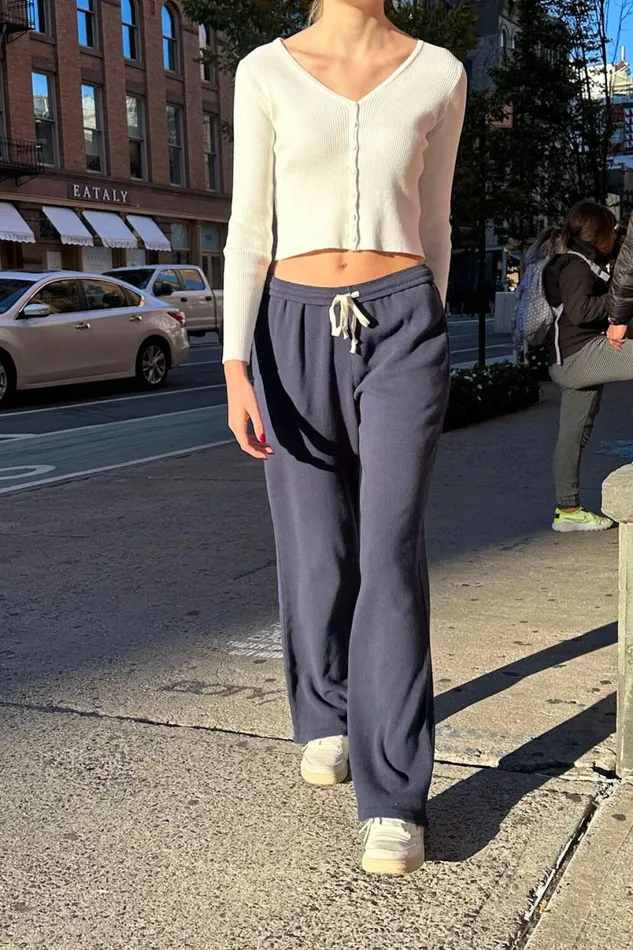 Clothing Anastasia Waffle Sweatpants Brandy Melville SWEATPANTS and SWEATSHIRTS