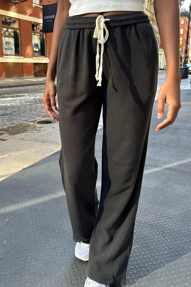 Clothing Anastasia Waffle Sweatpants Brandy Melville SWEATPANTS and SWEATSHIRTS