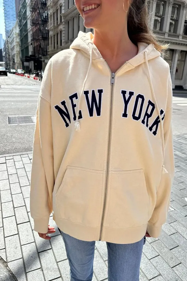 Clothing Christy New York Hoodie Brandy Melville SWEATPANTS and SWEATSHIRTS