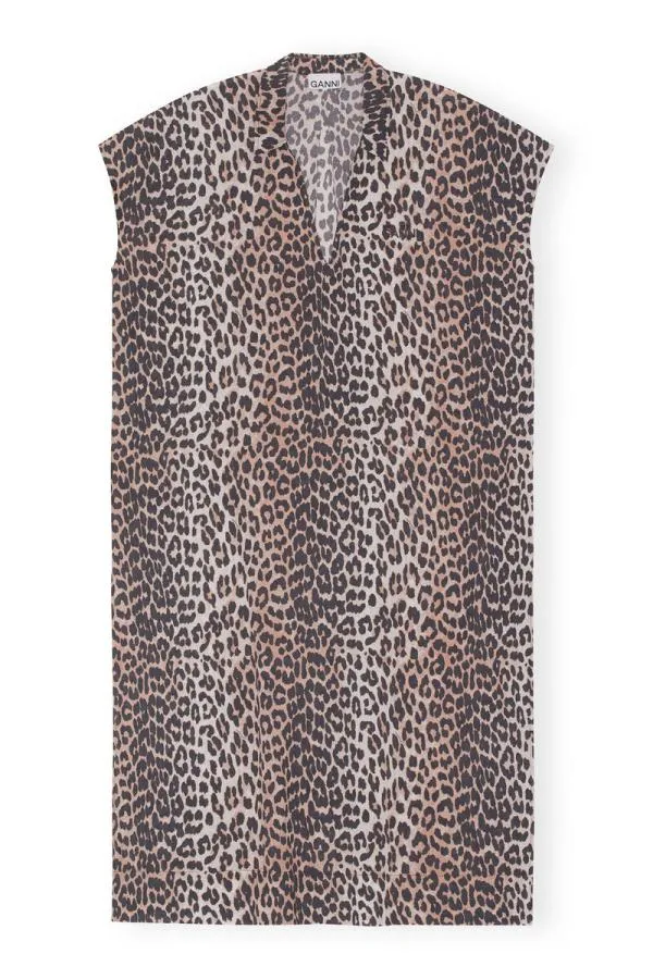 Clothing GANNI Leopard Print Beach Kaftan Leopard Clothing GANNI Leopard Print Beach Kaftan Leopard